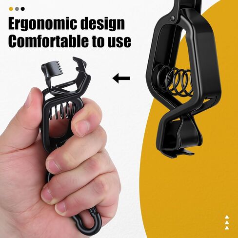 Metal Glove Clip Heavy Duty Glove Holder Clip Stainless Steel Powerful Bite Gloves Clamp with Strap for Firefighter Accessories Work Belt Duty Belt Tactical Backpack in Kuwait