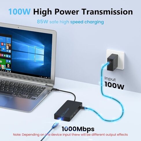 Laptop Docking Station Dual 4K HDTV Monitor in Kuwait