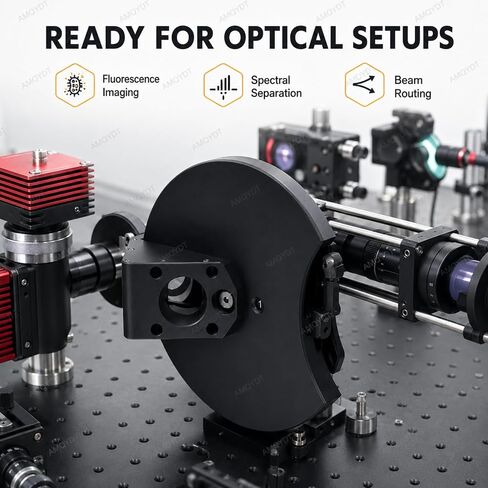 5-Position Dichroic Filter Wheel, Telescope Filter Holder with Sm1 and M4 Mounting, Magnetic Holders for 36 X 25mm Optics Up to 1.1mm Thick, 45° Optical Imaging and Spectral Experiments in Kuwait