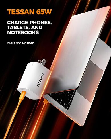 TESSAN 65W USB C Charger Block Fast Charging, Type C Wall Charger Adapter in Saudi Arabia