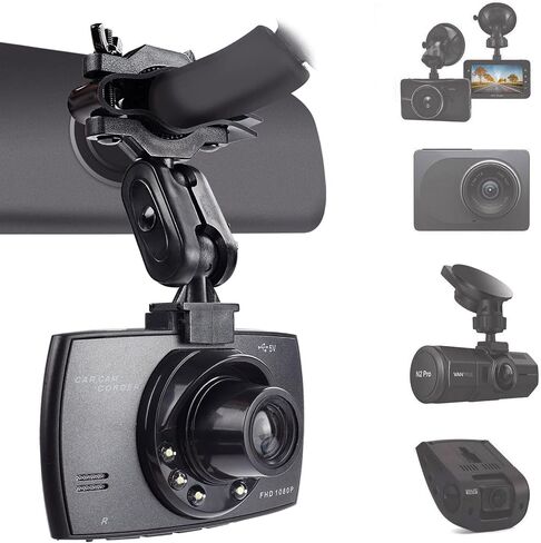Sportway S60 Dash Cam Mirror Mount with 10pcs Joints Kit for Rove APEMAN CHORTAU Roav Nexar iiwey YI Z-Edge Old Shark Rexing KDLINKS Falcon Zero Transcend Crosstour VANTRUE... Most Car Dash Camera in Kuwait