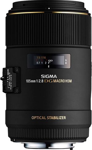 Sigma 105mm F2.8 EX DG OS HSM Macro Lens for Sony SLR Camera in Kuwait