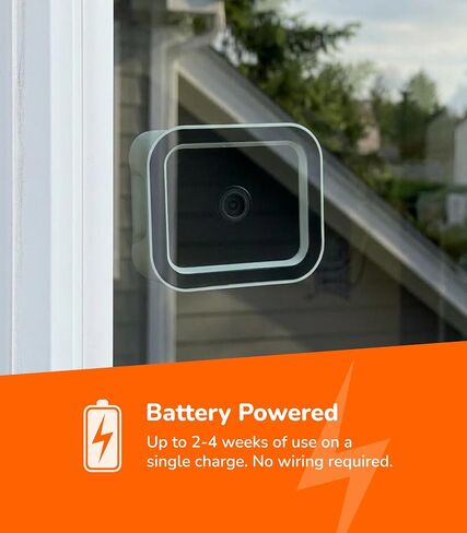 SensForge Wireless Indoor Window Security Camera, Anti-Glare, 1080P HD, Dual-Band 2.4GHz & 5GHz WiFi, Smart AI Human, Vehicle & Animal Detection, Two-Way Talk, Easy No-Drill Installation in Kuwait