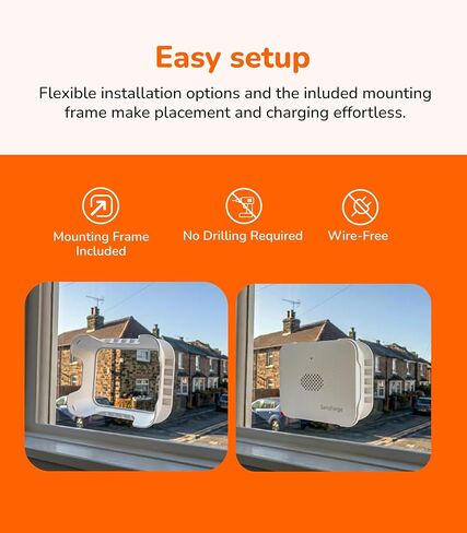 SensForge Wireless Indoor Window Security Camera, Anti-Glare, 1080P HD, Dual-Band 2.4GHz & 5GHz WiFi, Smart AI Human, Vehicle & Animal Detection, Two-Way Talk, Easy No-Drill Installation in Kuwait