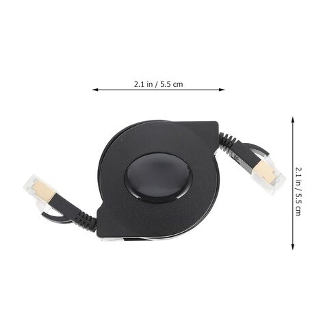 Cat 7 Copper Rj45 Network Cable with Gold Plated Contacts and Multiple Layers Protection, Telescopic Design for Desktop Computer and Laptop Networking in Kuwait