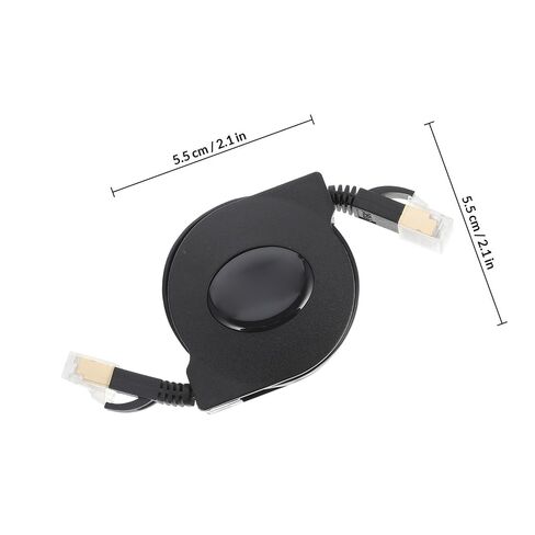 Cat 7 Copper Rj45 Network Cable with Gold Plated Contacts and Multiple Layers Protection, Telescopic Design for Desktop Computer and Laptop Networking in Kuwait