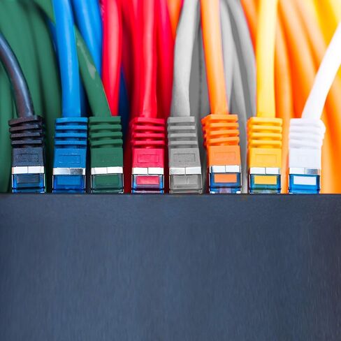 Network Cable S/FTP PIMF Cat. 7 2.00 m White Patch Cable Gigabit Ethernet LAN DSL CAT7 Cable in Kuwait