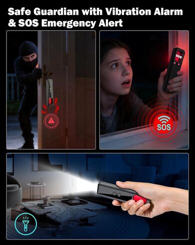 Hidden Camera Detectors, 7-in-1 Anti Spy Camera Finder, Bug Detector for RF Signal, WiFi Scanner, GPS Tracker, Listening Device, Portable Privacy Protection for Hotel Office Car Travel in Kuwait