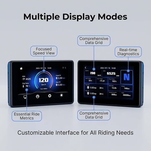 5" Motorcycle GPS for Select BMW Models, CarPlay/Android Auto in Kuwait