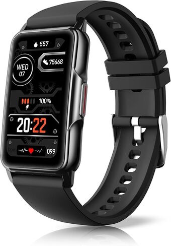 Fitness Tracker with Heart Rate Blood Oxygen Blood Pressure Sleep Monitor Sports Modes Step Calorie Counter Pedometer IP68 Waterproof in Kuwait