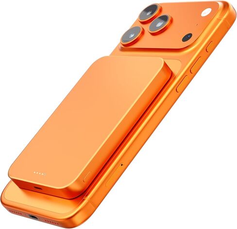 Magnetic Portable Charger – Industry-First Titanium Power Bank, 10,000mAh Ultra-Slim 0.5-Inch Design, 20W Fast Charging Battery Pack for iPhone 17/16/15/14/13/12/Air Series in Kuwait