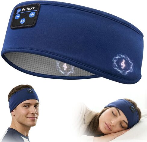 Sleep Headphones Headband Bluetooth 5.4, Sleeping Headphones with Ultra-Thin HD Stereo Speakers for Side Sleepers, Wireless Sports Headband Headphones for Running, Yoga, Meditation in Kuwait