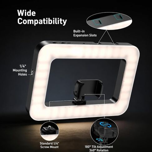 Smartphone Video Creator Kit with Handheld Ring Light, Tripod & Remote in Kuwait
