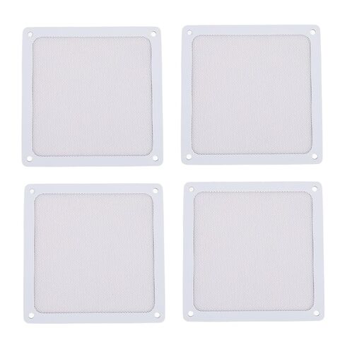 Frame,Fine Mesh PVC Computer Fan Grills for Pc Case and Chicken Coop Vent,5.51x5.51in,4pcs Chicken Coop Vent,Computer Cooling,Easy Install Fan,Pc,Efficient,Easy Maintenance (Black) in Saudi Arabia