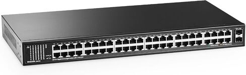 MokerLink 8 Port 10Gbps SFP+ Switch, Support 1G/2.5G/10G SFP Module, 160Gbps Bandwidth, Fanless Unmanaged Plug and Play Ethernet Switch in Kuwait