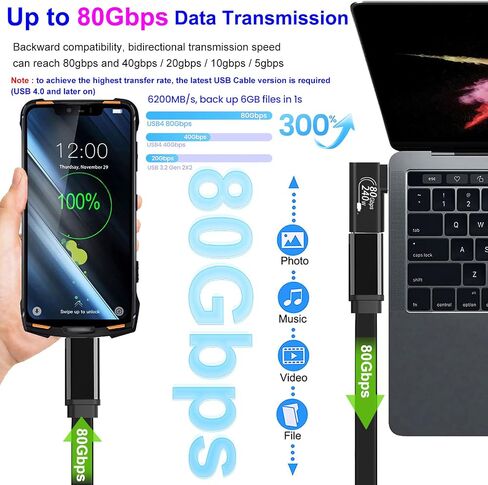 USB-C Male 10mm Tip to USB-C Female Adapter, Support 240W PD & Data Sync & Video for iPhone 17 Air 16 Pro Max 15 Plus,Galaxy S26 S25 S24 S23,Pixel 10 9 Pro XL 8A 8 Type-C Device w/Deep Recessed Port in Kuwait