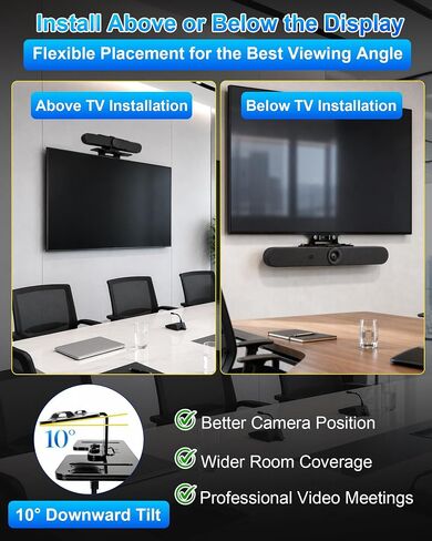 TV Mount Video Bars Fit for Logitech Rally Series Camera 952-000041 in Kuwait
