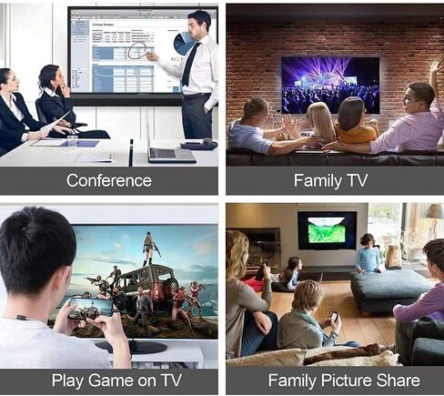 [Upgraded] Lightning to HDMI Adapter, Apple MFi Certified 1080P HDTV Cable Adapter Compatible with iPhone, iPad, iPod Digital AV Sync Screen Connector on HD TV Monitor Projector (Red) in Kuwait