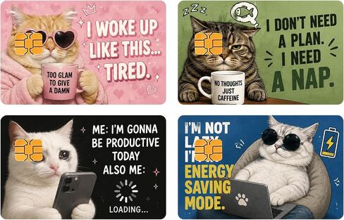 4Pcs Pink Gothic Credit Card Skins, Waterproof Debit Card Stickers in Kuwait