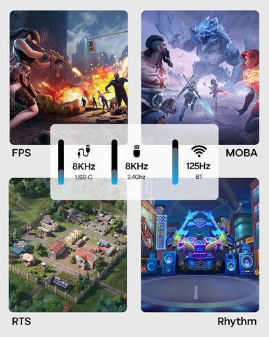 EPOMAKER NEX Pro Wireless Gaming Mouse with RGB Charging Dock in Saudi Arabia