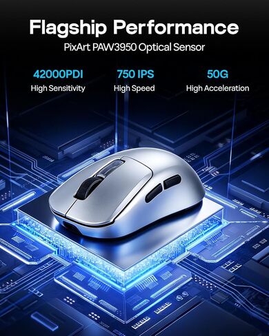 EPOMAKER NEX Pro Wireless Gaming Mouse with RGB Charging Dock in Saudi Arabia