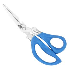 Cuda 8" Detachable Marine Shear Durable Fishing Mono, Braided Line & Fluorocarbon Cutter for Saltwater & Freshwater with Serrated Blades, Bottle Opener & Fish Scaling Edge in Saudi Arabia