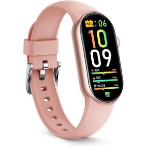 FITVII Slim Fitness Tracker with Blood Oxygen, Blood Pressure, 24/7 Heart Rate and Sleep Tracking, IP68 Waterproof Activity Trackers and Smart Watches with Step Tracker, Pedometer for Women Men in Kuwait