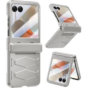 Armor case for Motorola Razr 2026: Full-Body Military Grade Protective Phone Case [Anti-Slip] Heavy Duty Cover with Screen Protector Wireless Charging for Moto razr 2026/2025/2024 Black in Kuwait