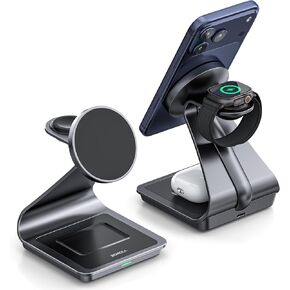3-in-1 Wireless Charging Station for iPhone, Apple Watch & AirPods in Kuwait