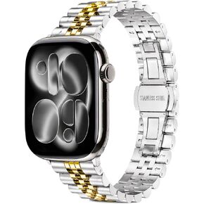 Solid Stainless Steel for Apple Watch Bands for Women in Kuwait