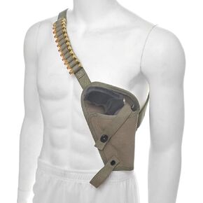 Canvas Shoulder Holster with Shell Loops fits Taurus Judge 3" Barrel 2.5 Cylinder Public Defender 2" Barrel 2.5 Cylinder in Kuwait