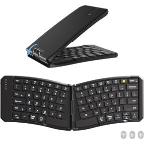 Ergonomic Foldable Keyboard, 3-Device Dual Mode 2.4G & Bluetooth in Kuwait