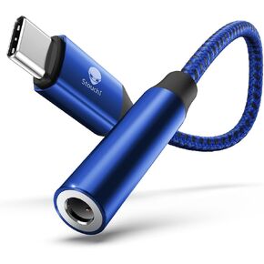 Stouchi USB C to 3.5mm Dongle Adapter, Type C Headphone Audio Jack Cord in Kuwait