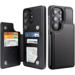 COBEAR for Samsung Galaxy S26 Ultra Wallet Case with 5 Card Holder, PU Leather, RFID Blocking, Kickstand Shockproof Women Men Phone Cover for Samsung Galaxy S26 Ultra, Black in Kuwait