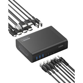 Belkin Docking Station 16 in 1 Triple DisplayLink 100W PD 3 HDMI USB-C Dock in Kuwait