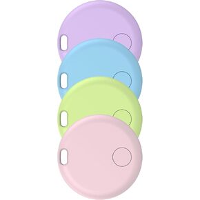 [iOS Only] Smart Tracker Tags, Bluetooth Key Finder & Smart Item Locator Replaceable Battery (4 Classic Colorful) in Kuwait