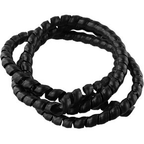 Black Spiral Wrap Hose Guard 1M ID 8-12mm For Hydraulic Cable Protection in Kuwait
