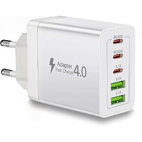 European Charger 5 Port USB C Charger Block, European Travel Plug Adapter in Kuwait