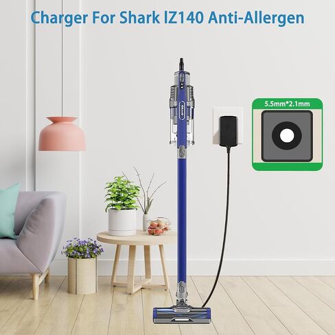 24.8V Replacement DK33-248080H-U Charger for Shark Rocket Pet Pro, for Shark Cordless Vacuum IX140H IX141 IZ140 UZ145 IZ140 IZ140 IZ142 IZ162HC IZ162H IZ163H IZ362H IZ363H WZ140 Power Cord Adapter in Kuwait