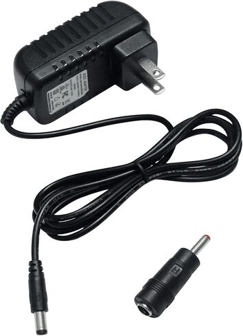 DCHAV DC 9V Power Cord UL Listed 9V 1.5A Power Supply AC to DC Adapter 5.5mmx2.5mm 3.5mmx 1.35mm Replacement 100-240V 50-60Hz 9 Volt 1.5 Amp Charger 4ft for Camera LED Light Speaker (NOT 5.5mmx2.1mm) in Kuwait
