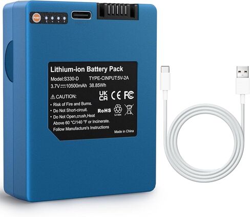 Security Rechargeable Battery for S330 Video Smart Lock 3-in-1, Smart Drop in Kuwait