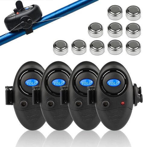 Cooltto Upgraded Fishing Bite Alarm with 10 Bonus Batteries in Kuwait