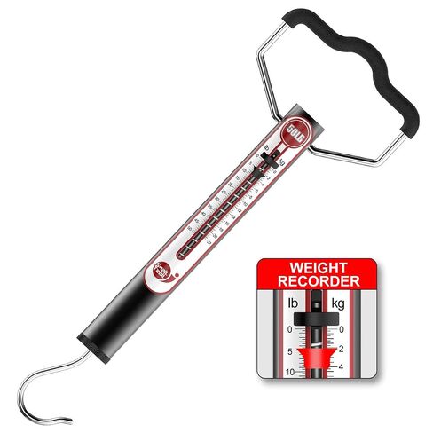 SNAIL TRAIL 20 LB Aluminum Spring Fish Scale with Peak Marker & Zero Reset in Kuwait