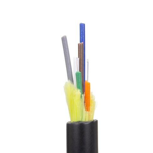 COMZON 6-Strand Fiber Optic Cable, Multimode, Black, 1000ft Spool in Kuwait