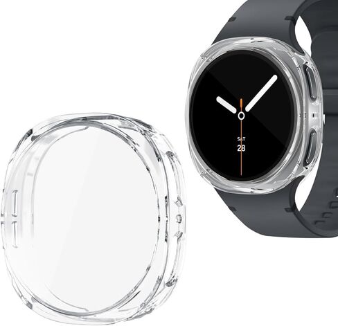 for Samsung Galaxy Watch 8/9 Screen Protector Case 40mm Silver in Kuwait