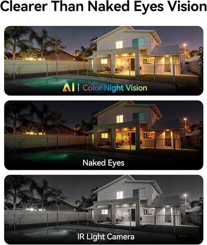 LongPlus 5MP 3K Window Camera, WiFi6 Safeview Window Security Camera in Kuwait