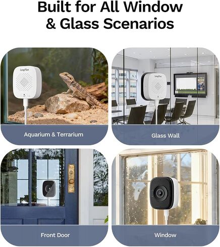 LongPlus 5MP 3K Window Camera, WiFi6 Safeview Window Security Camera in Kuwait