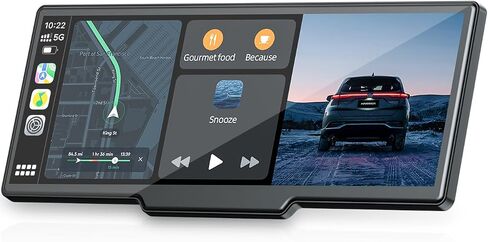 Topexplore 9.26'' Carplay Screen with 2.5K Dash Cam and 1080P Backup Camera in Saudi Arabia