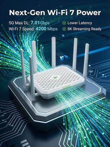 InHand Networks BE4200 5G Router WiFi 7 Cellular Router Dual SIM Failover in Kuwait