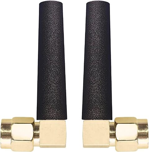 Mini 4G LTE 3G Right Angle SMA Male Antenna, 2-Pack in Kuwait